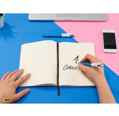 Bic 4 Colour Pen Blue