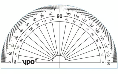 Protractor 180° Semi Circular