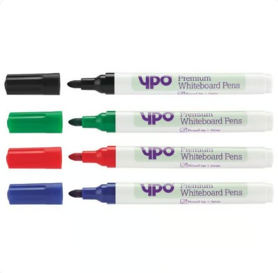 Whiteboard Pen Bullet Tip (Blue)