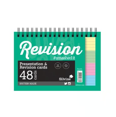 Wirebound Revision Cards (Assorted Colours)