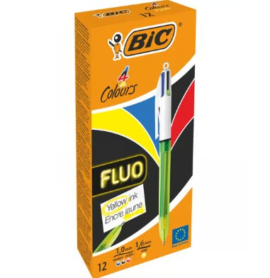 BIC 4 Colour Fluo