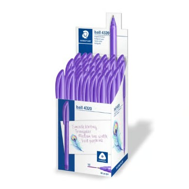 Purple Stick Ball Pen