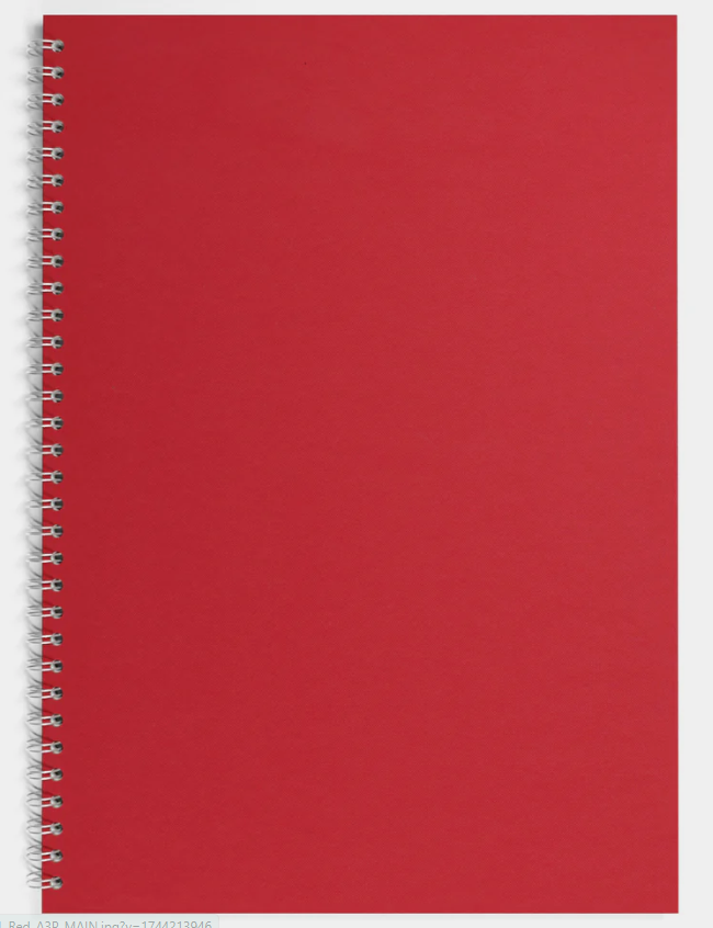 A3 Classic Eco White 150gsm Cartridge 35 Leaves Portrait (Red)